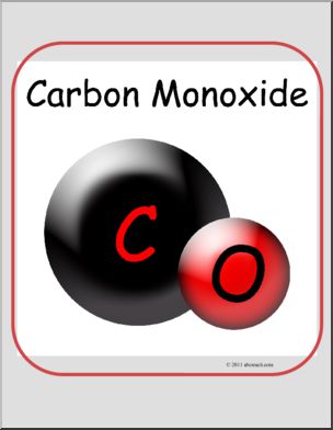 Poster: Carbon Monoxide (color) (small)