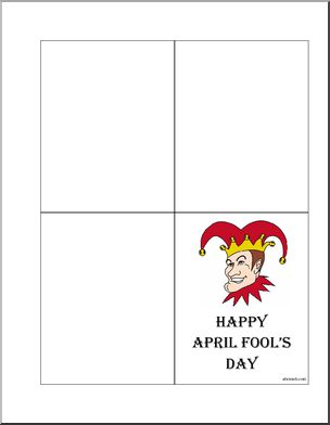 Greeting Card: Happy April Fool’s Day (color)