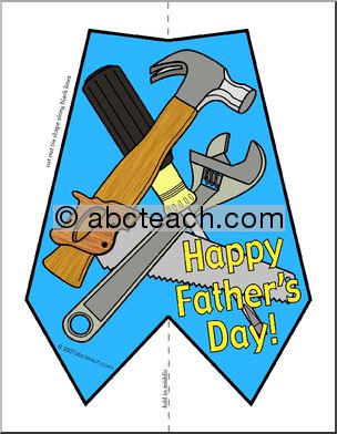 Greeting Card: Happy Father’s Day – tools theme