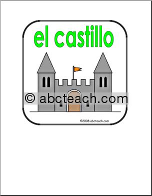 Spanish: SeÃ’al TemÂ·tica: El Castillo (primaria/elementaria)