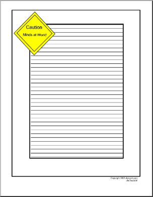 Writing Paper: Caution – Minds at Work  (intermediate)