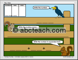 Math Mats: Numbers & Operations in Base Ten – Fall Theme (grade 2)