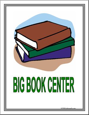 Center Sign: Big Book Center