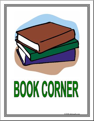 Center Sign: Book Corner