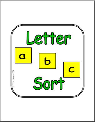 Sign: Letter Sort