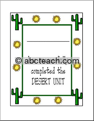 Certificate: Desert Unit