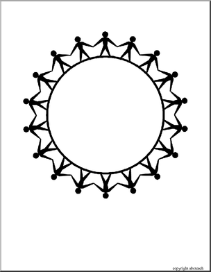 Shapebook: Circle of Children (Blank)