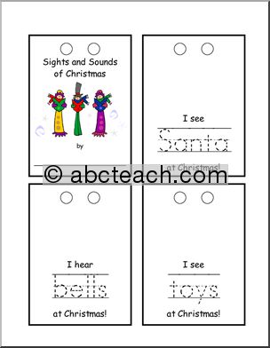 Christmas – Mini-Booklets (primary) Color and Write