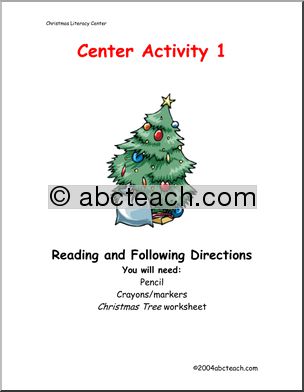 Christmas – decorate a tree Learning Center