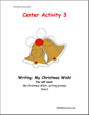 Christmas – writing prompt Learning Center