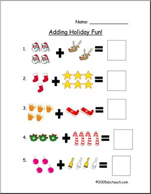 Worksheet: Ordinals – Christmas theme (primary) – Abcteach