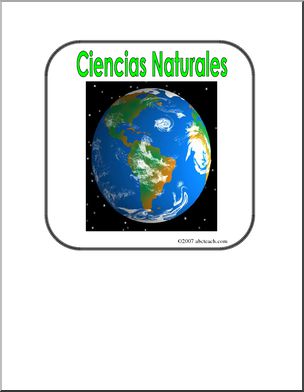 Spanish: Poster –  “Ciencias” (elementaria)
