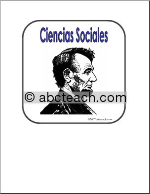 Spanish: Poster – “Ciencias Sociales” (elementaria)