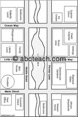 Skill Map: City Zoo (B/W)