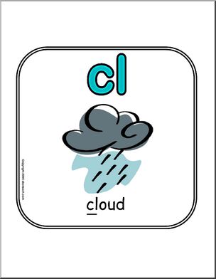 Consonant Blend CL Sign