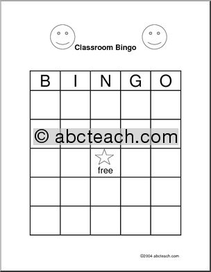 Game: Classroom Bingo (pdf)