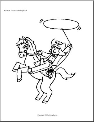 Coloring Pages: Rodeo