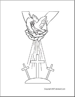 Coloring Page: Easter (Calvary theme)