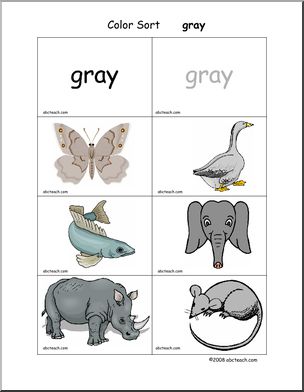 Flashcards: Color Sort – gray