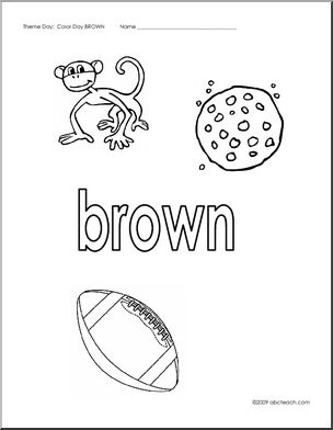 Coloring Pages: Brown
