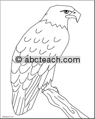 Coloring Page: Eagle