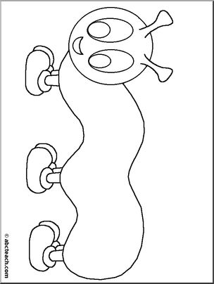 Coloring Page: Caterpillar
