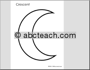 Coloring Page: Crescent