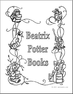 Beatrix Potter Books Sign