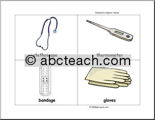 Community Helpers: The Tools of a Nurse (primary)