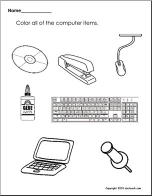Technology: Identifying Pictures (prek-1)