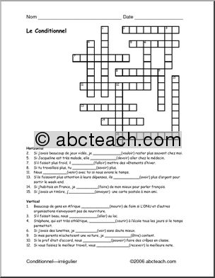 French: Conditional Crossword