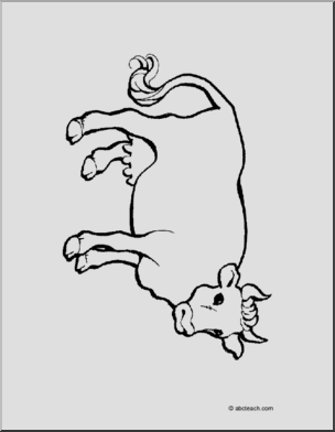 Coloring Page: Cow