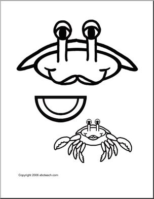 Paper Bag Puppet: Animals – Crab
