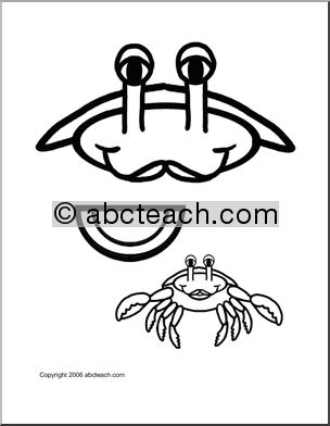 Paper Bag Puppet: Animals – Crab