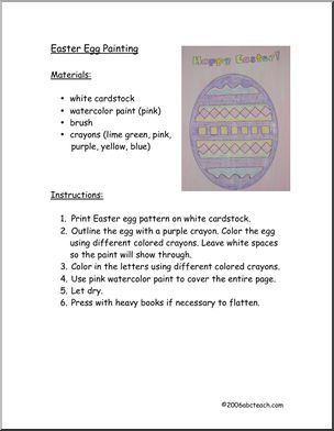 Craft: Easter Egg Painting