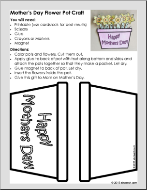 Craft: Mother’s Day Flower Pot