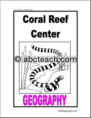 Center Sign: Coral Reef Geography