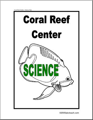 Center Sign: Coral Reef Science