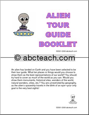 Booklet: Alien Tour Guide (elem/upper elem)
