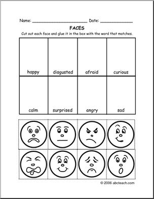 Cut and Paste: Facial Expressions and Feelings