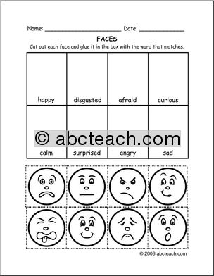 Cut and Paste: Facial Expressions and Feelings
