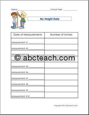 Data Folder: My Height Measurements