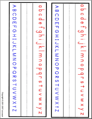 Desk Tag: Manuscript Letters (ZB -Style Font) color