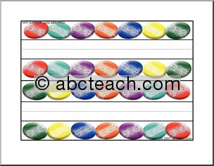 Desk Tag: Easter Eggs (color)