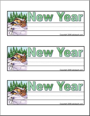 Desk Tag: New Year