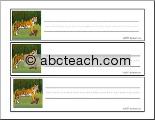Desk Tag: Asian Animal – Tiger