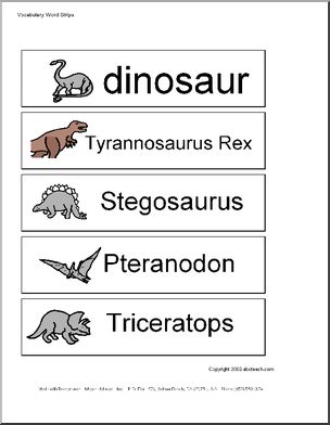 Word Wall: Dinosaurs