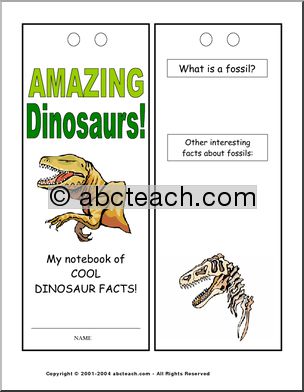 Booklet: Dinosaur Facts (primary)
