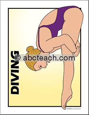 Poster: Sports – Diving (color)