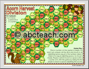Math Game: Acorn Harvest Division Game